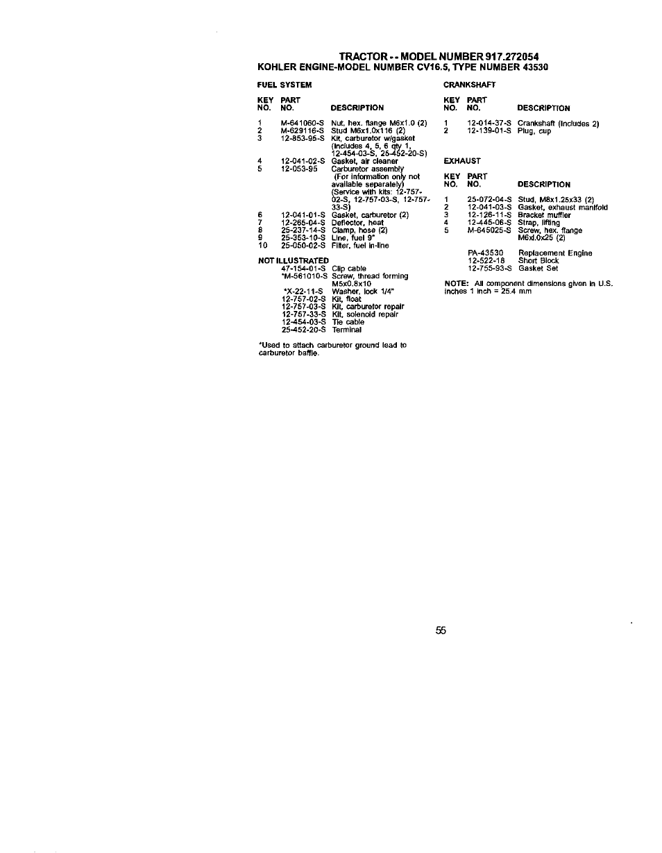 Craftsman 917.272054 User Manual | Page 55 / 60