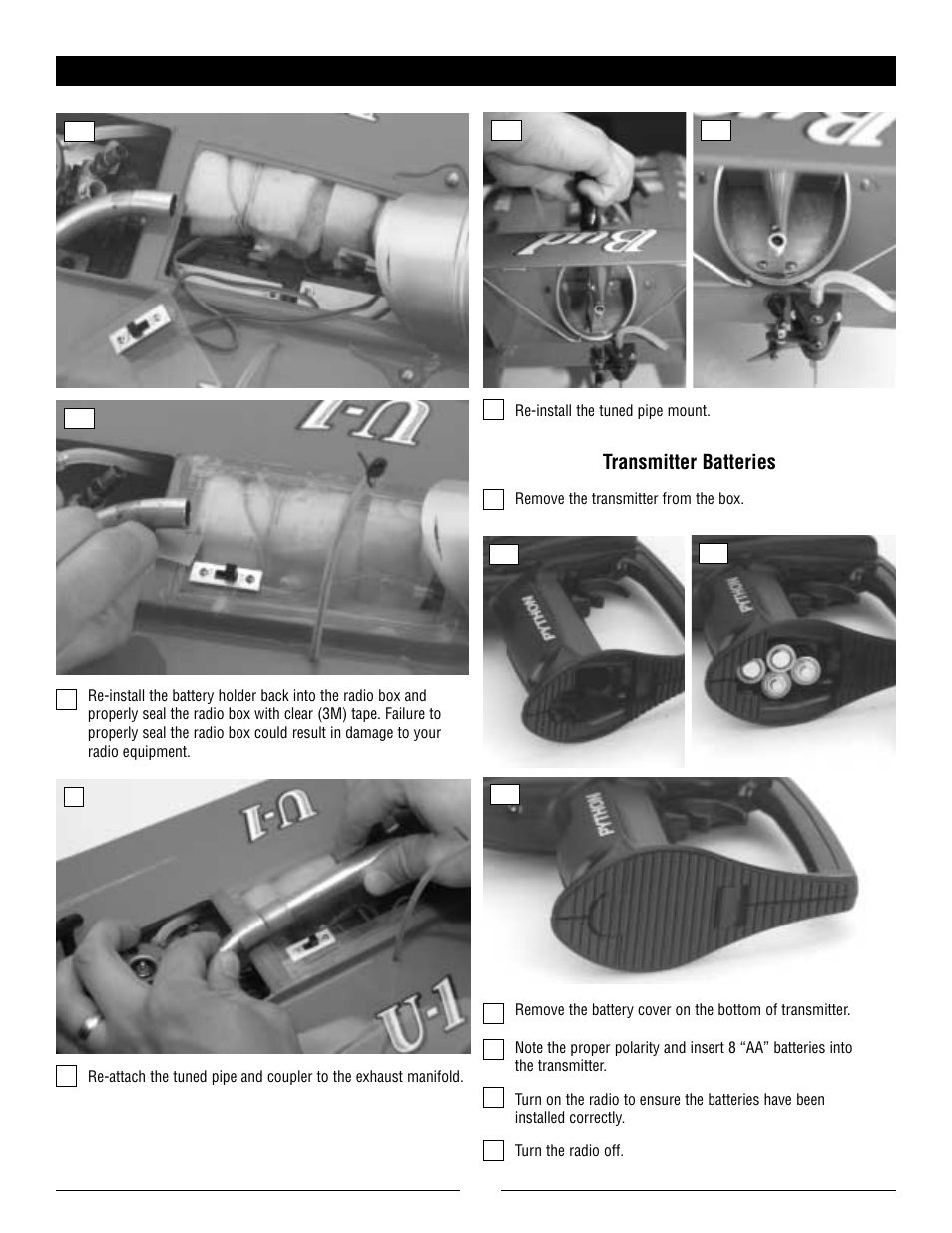 Transmitter batteries | Pro Boat PRB2200 V.2 User Manual | Page 5 / 12