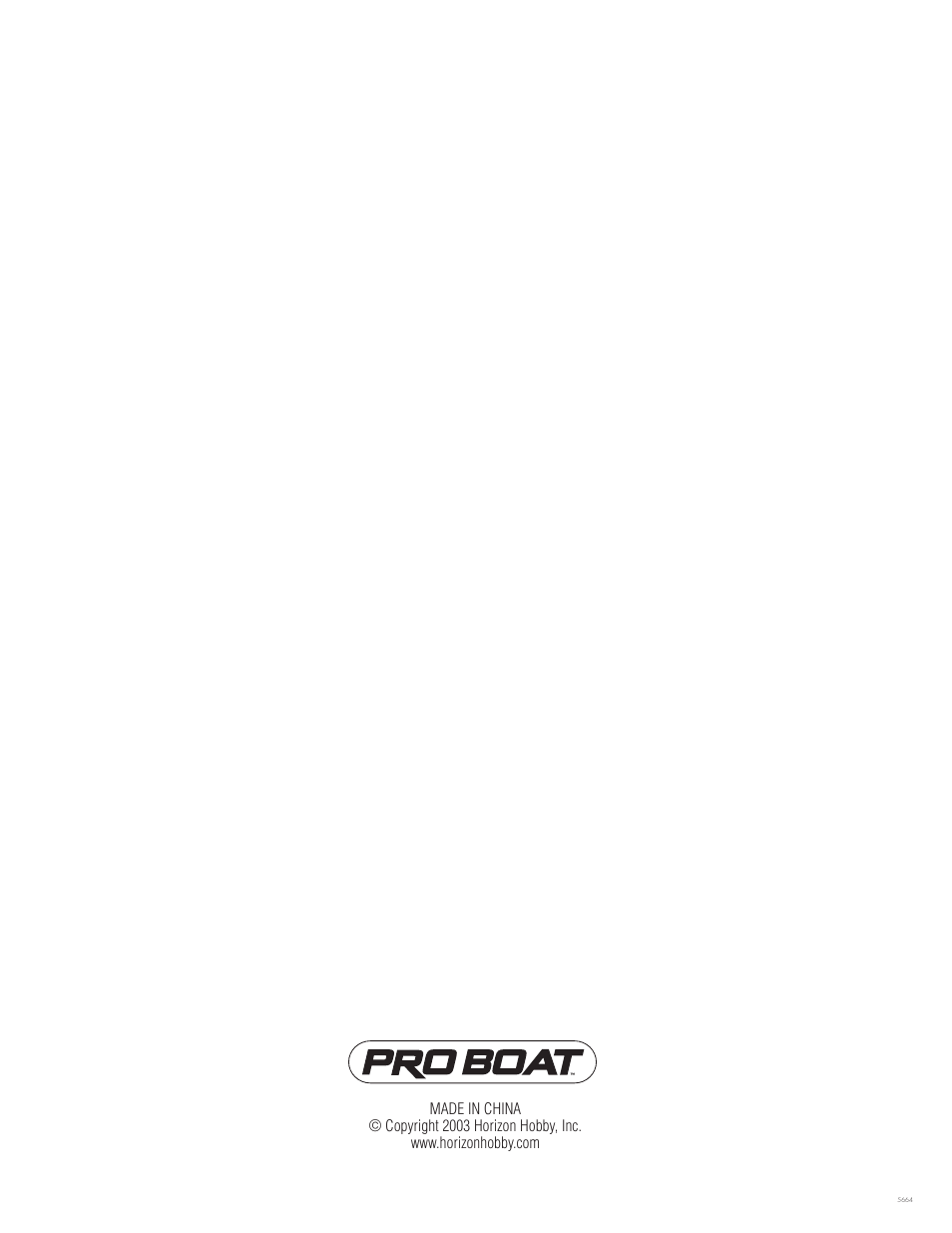 Pro Boat PRB2250 User Manual | Page 12 / 12