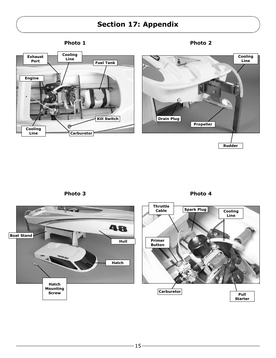 Section 17: appendix | Pro Boat PRB2350 User Manual | Page 15 / 20