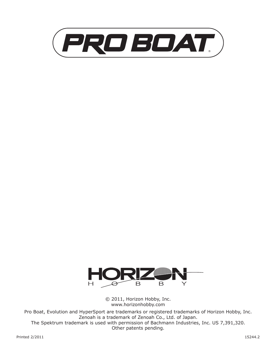 Pro Boat PRB2350S User Manual | Page 16 / 16