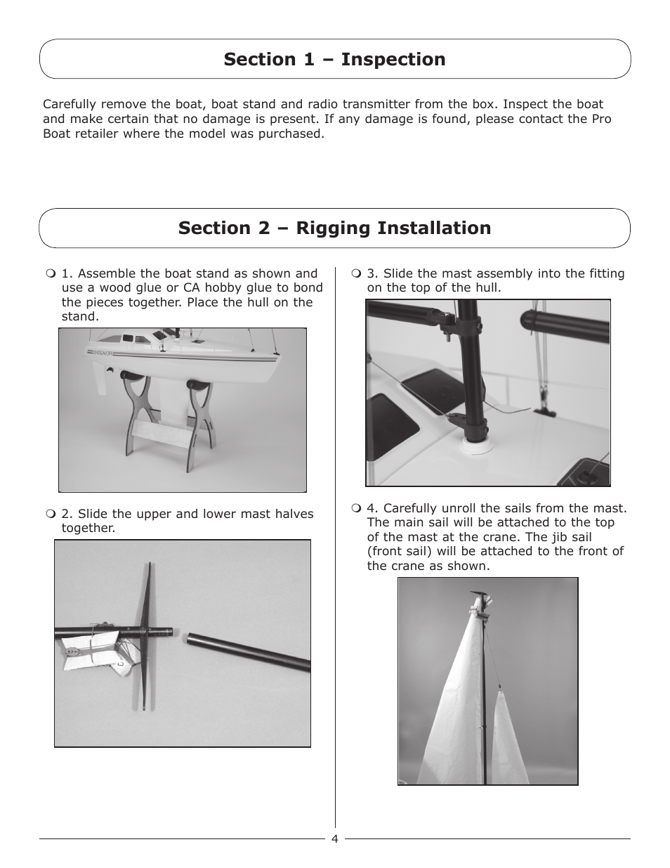 Pro Boat PRB2450S User Manual | Page 4 / 20