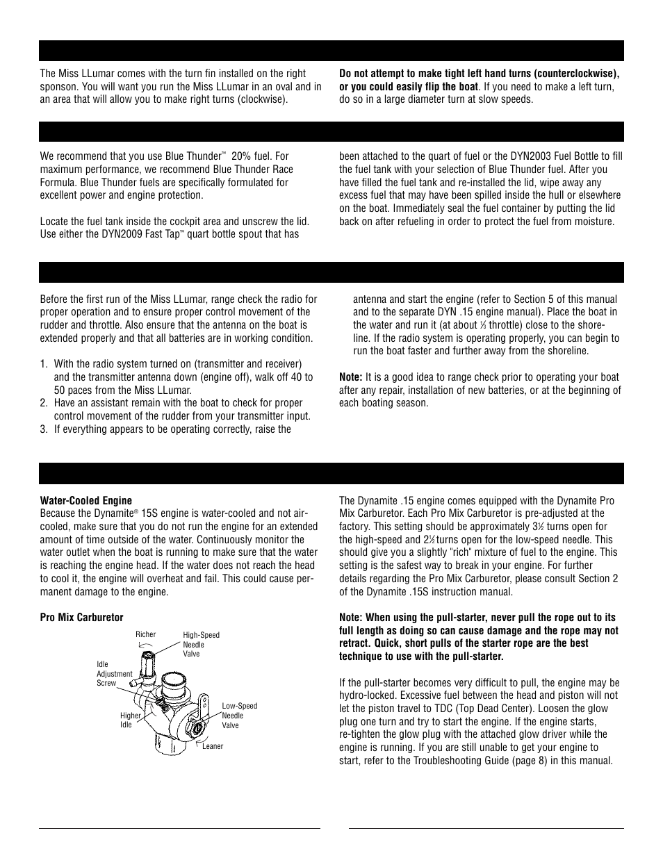 Pro Boat PRB2500 User Manual | Page 6 / 12