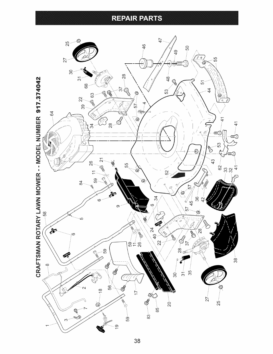 Craftsman 917.374042 User Manual | Page 38 / 48
