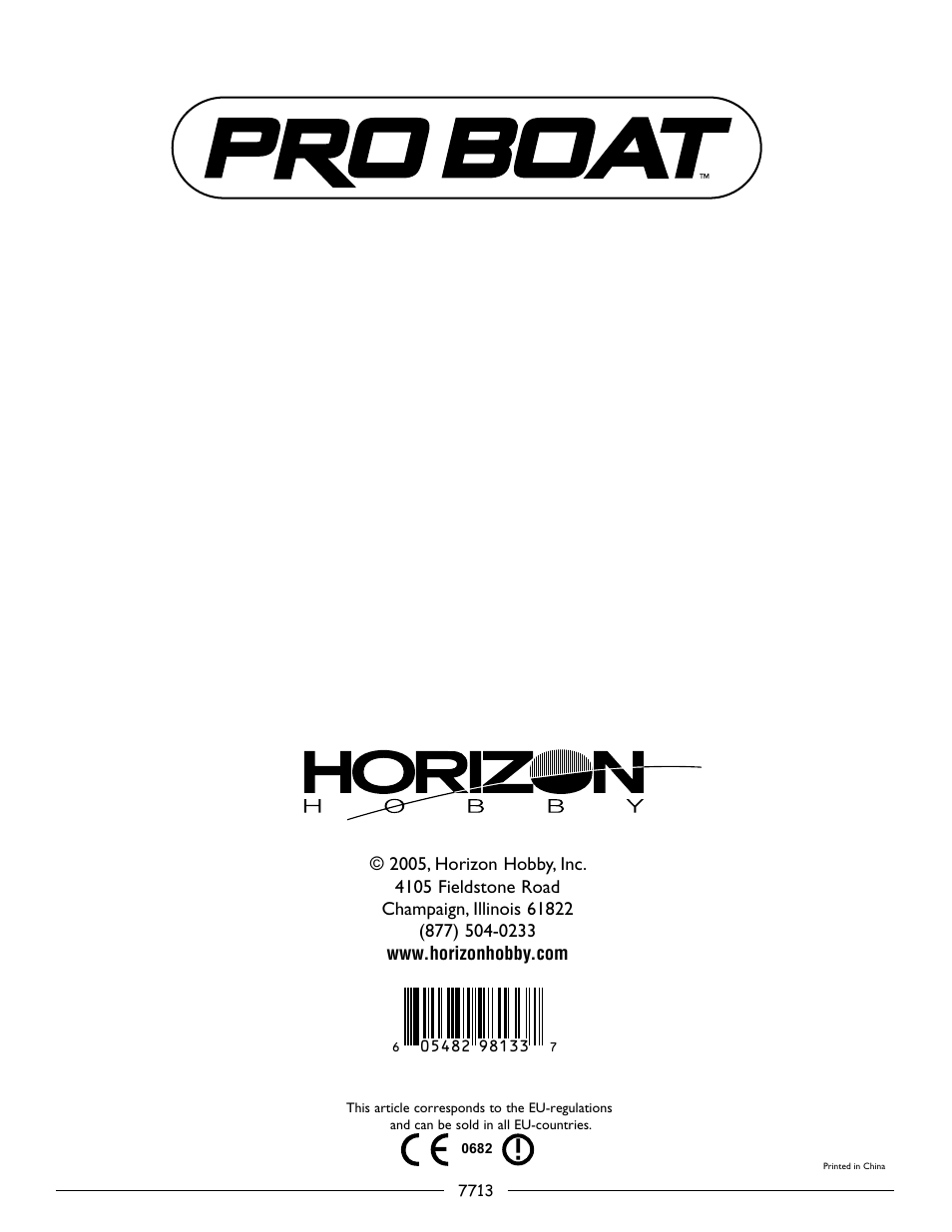 Pro Boat PRB2700 User Manual | Page 16 / 16