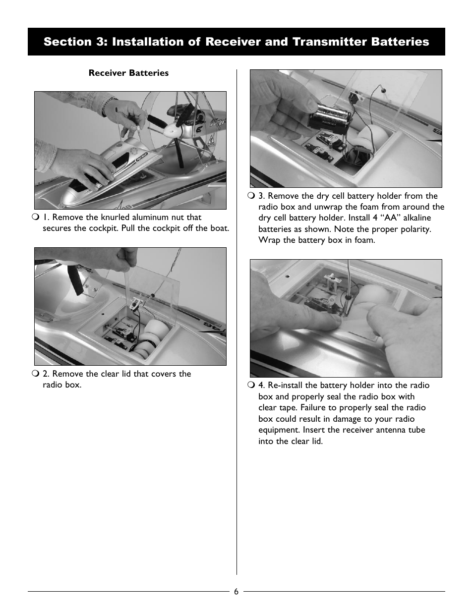 Pro Boat PRB2700 User Manual | Page 6 / 16