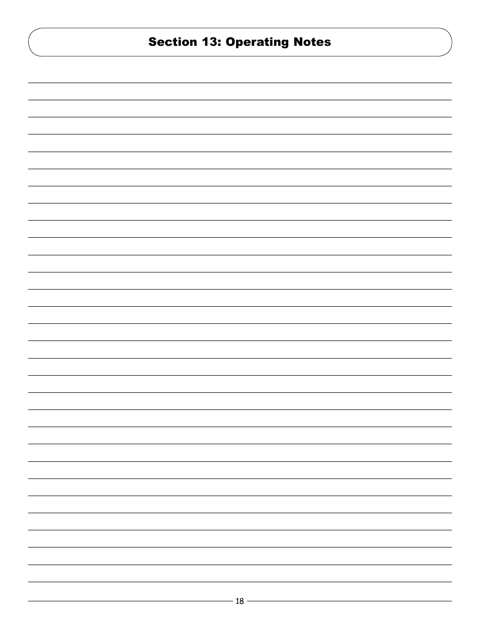 Section 13: operating notes | Pro Boat PRB2800 User Manual | Page 18 / 20