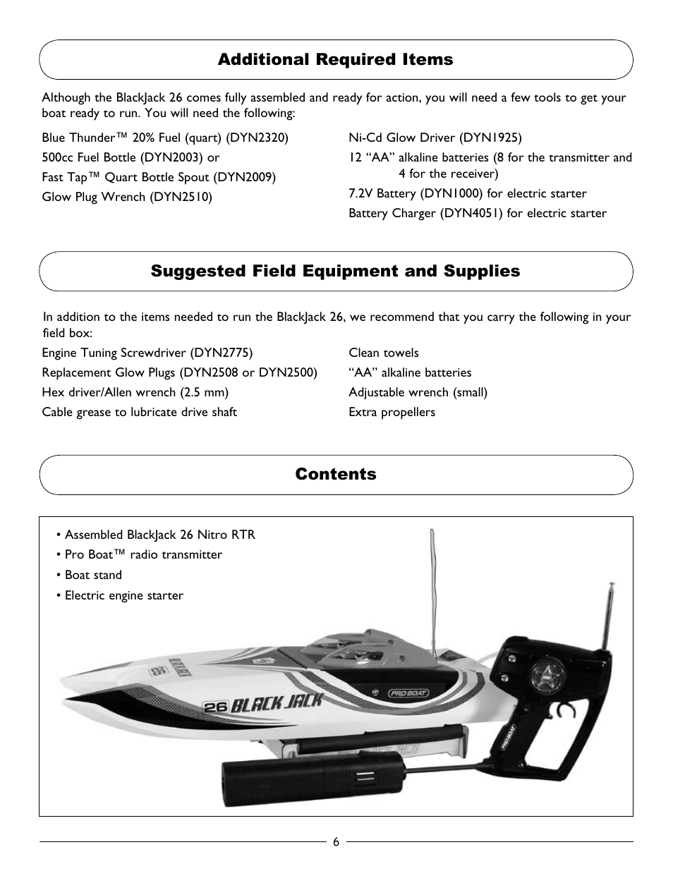 Pro Boat PRB2800 User Manual | Page 6 / 20