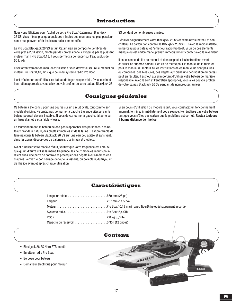 Pro Boat PRB2800S User Manual | Page 17 / 44