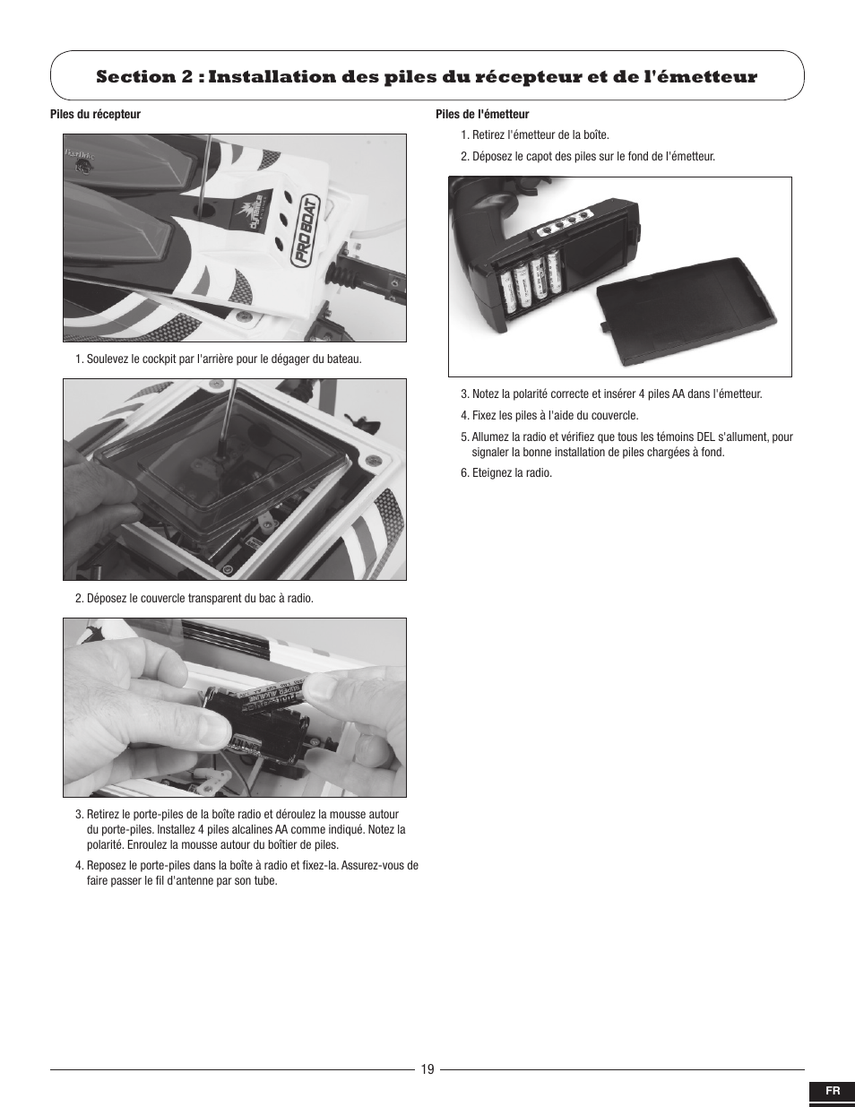 Pro Boat PRB2800S User Manual | Page 19 / 44