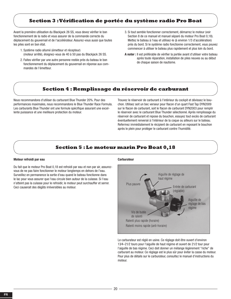 Pro Boat PRB2800S User Manual | Page 20 / 44