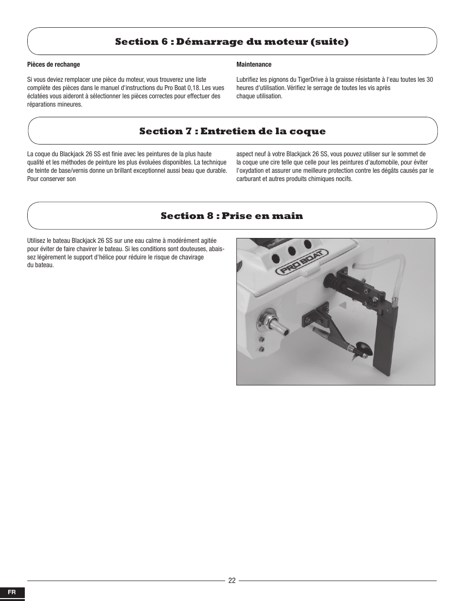 Pro Boat PRB2800S User Manual | Page 22 / 44
