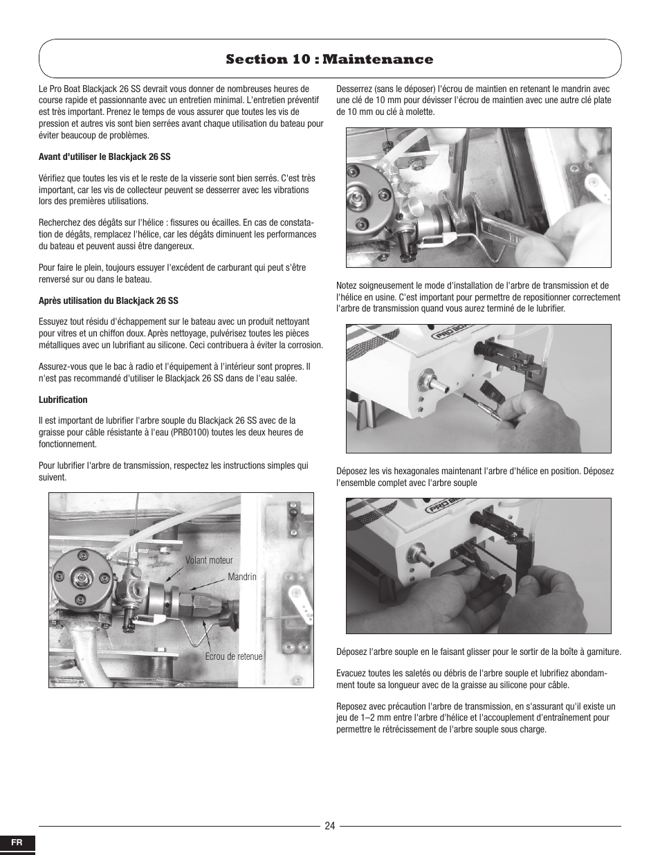 Pro Boat PRB2800S User Manual | Page 24 / 44