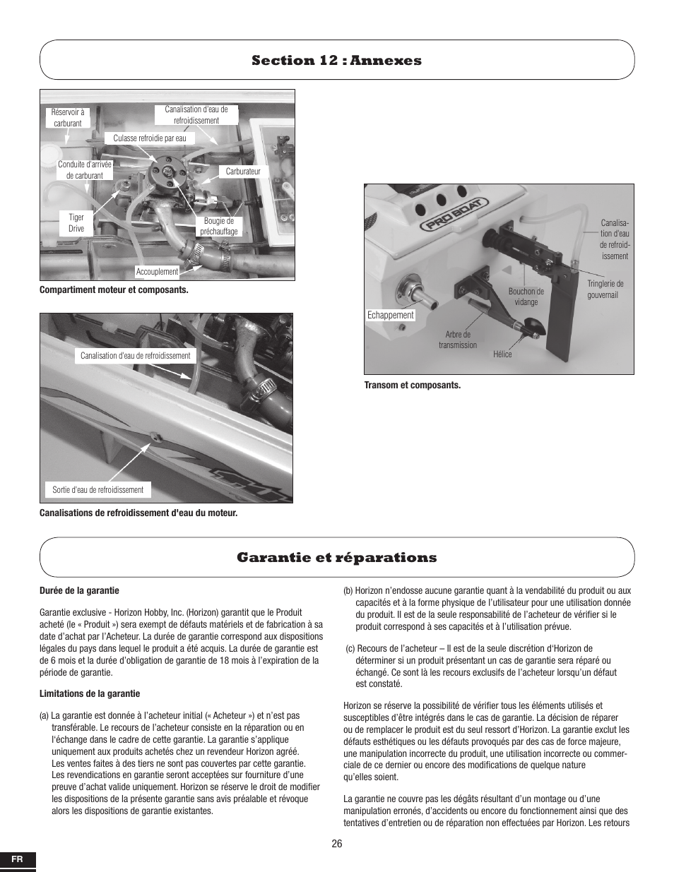 Pro Boat PRB2800S User Manual | Page 26 / 44