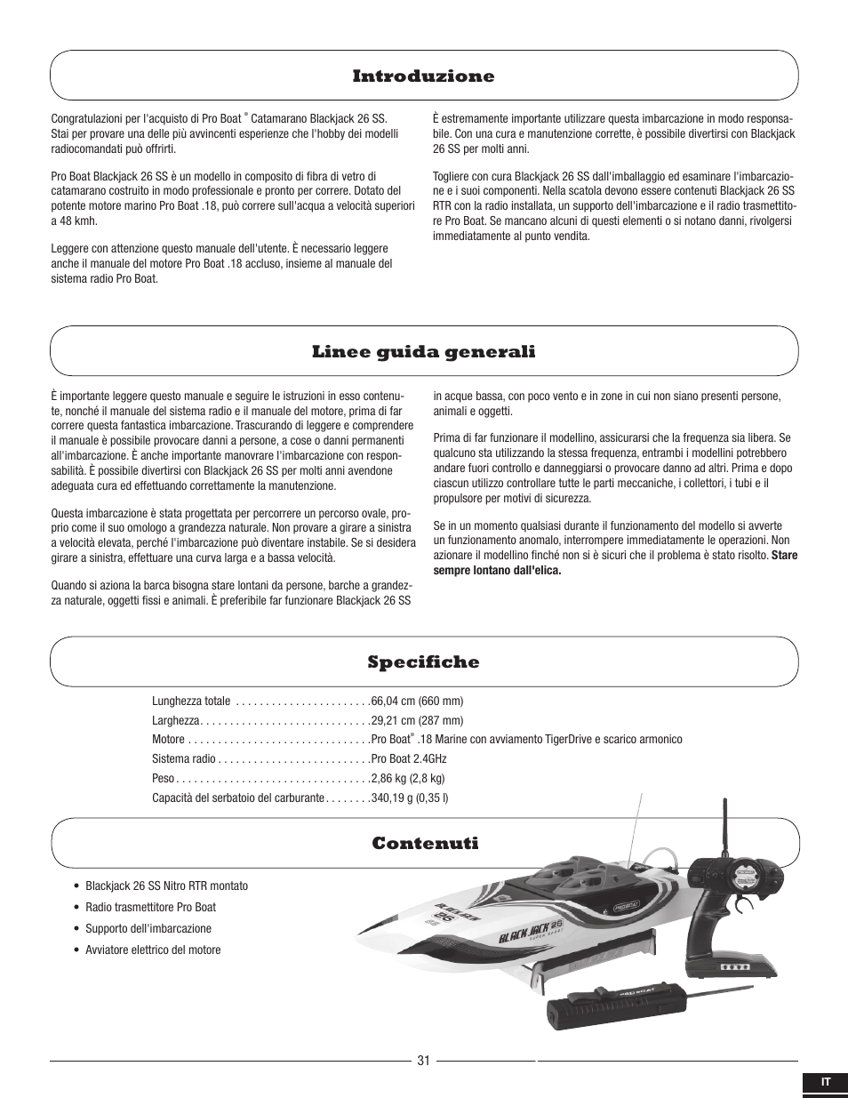 Pro Boat PRB2800S User Manual | Page 31 / 44