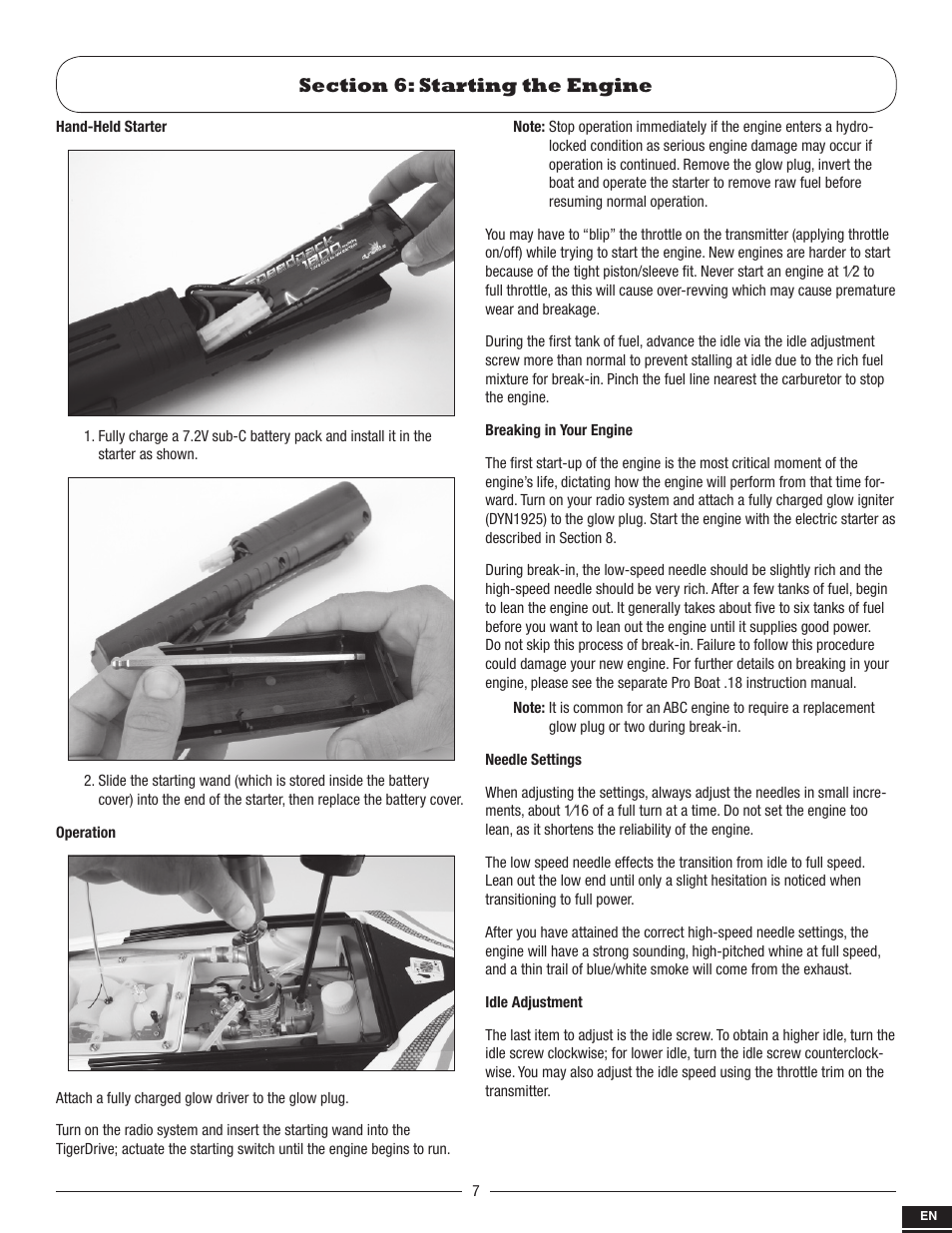 Pro Boat PRB2800S User Manual | Page 7 / 44