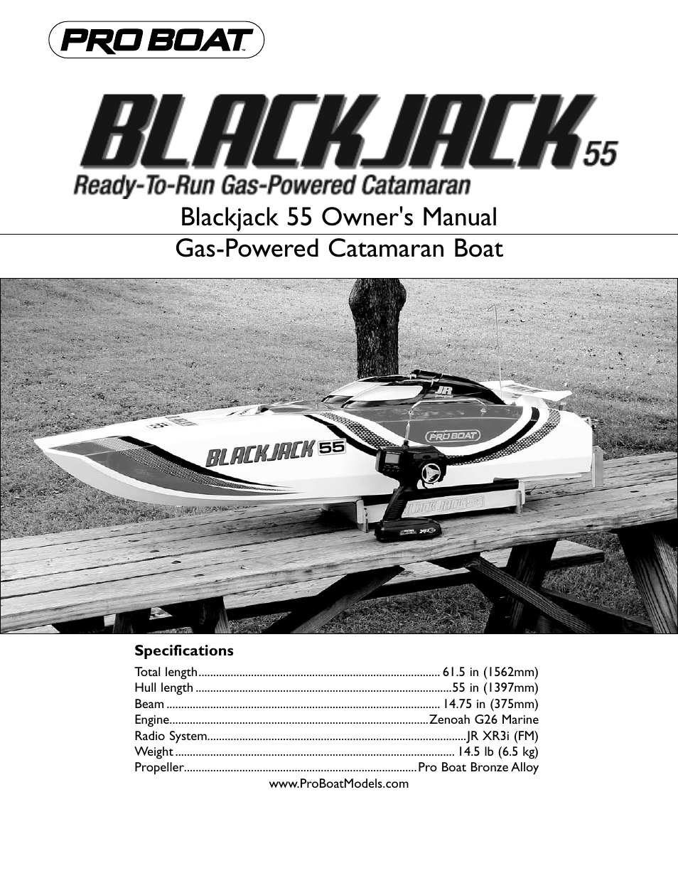 Pro Boat PRB2850 User Manual | 11 pages