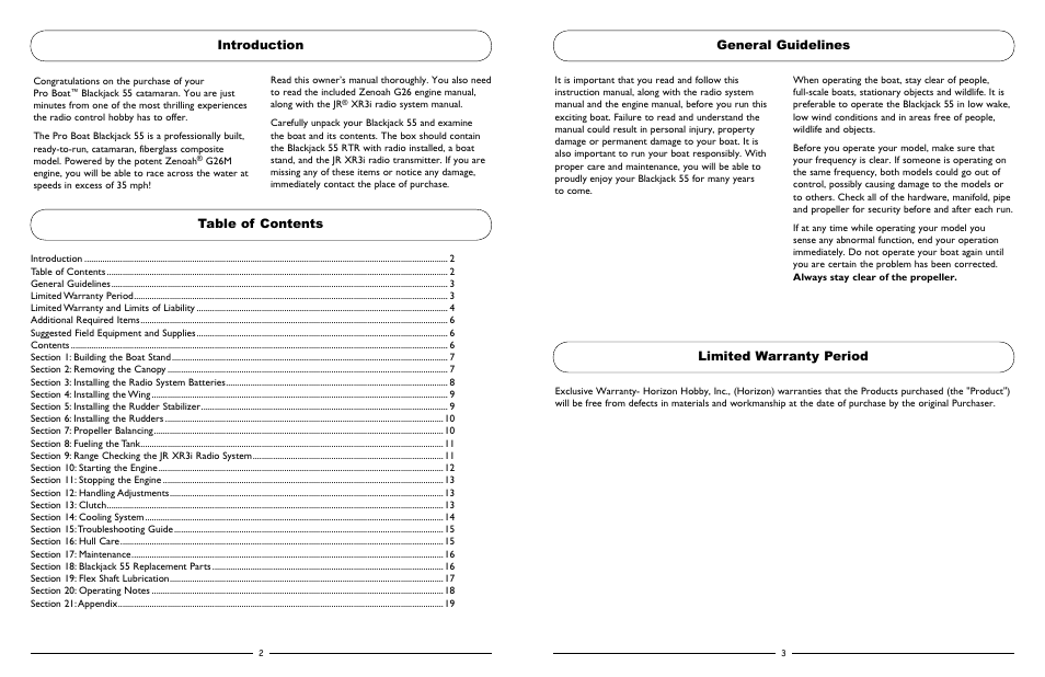 Pro Boat PRB2850 User Manual | Page 2 / 11