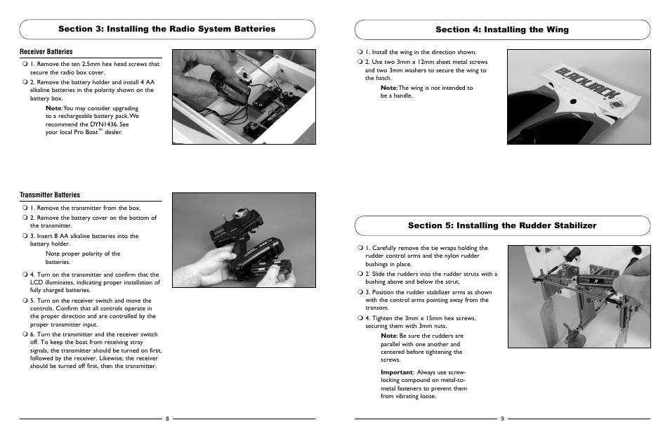 Pro Boat PRB2850 User Manual | Page 5 / 11