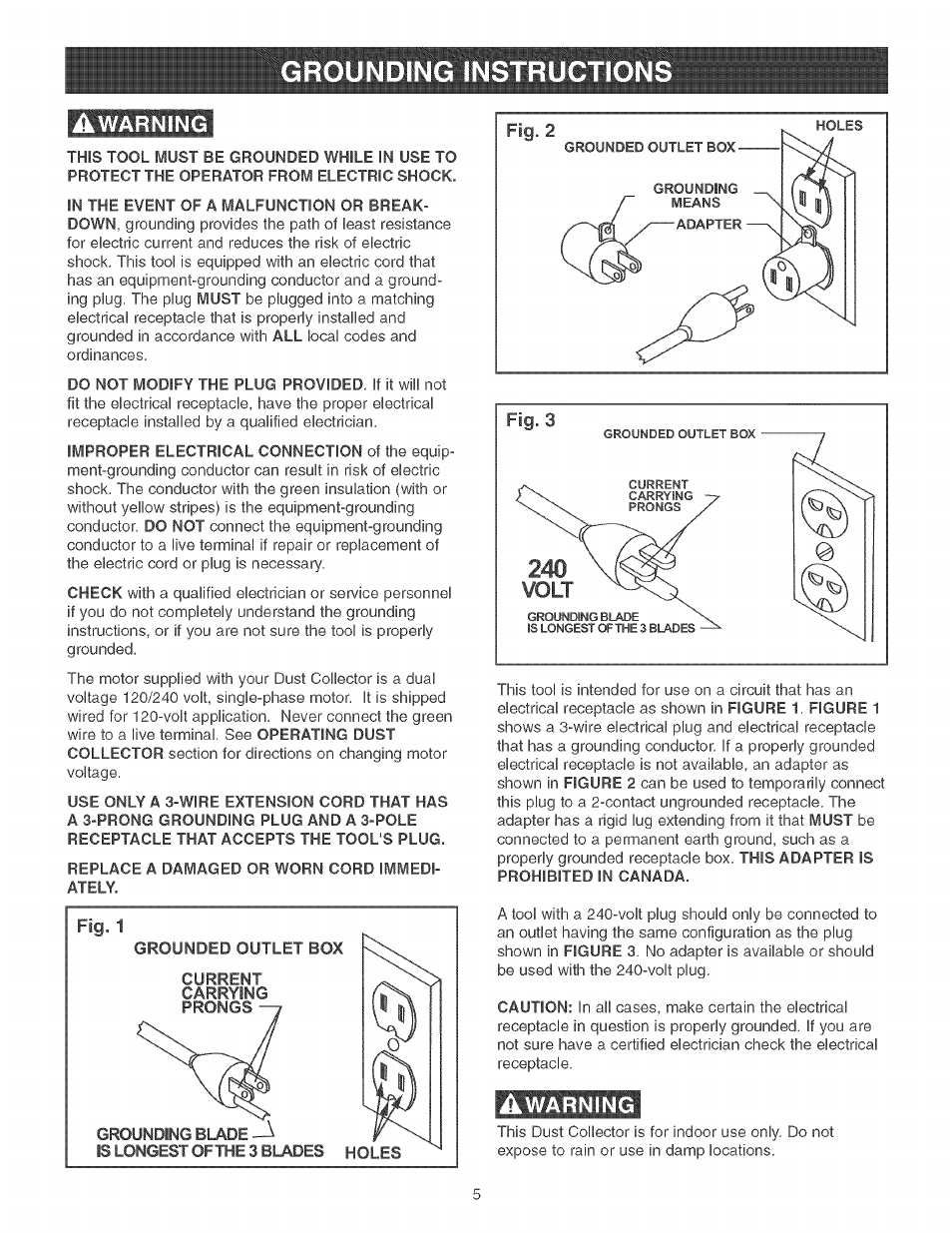 Awarning, Warning | Craftsman 152.213371 User Manual | Page 5 / 48