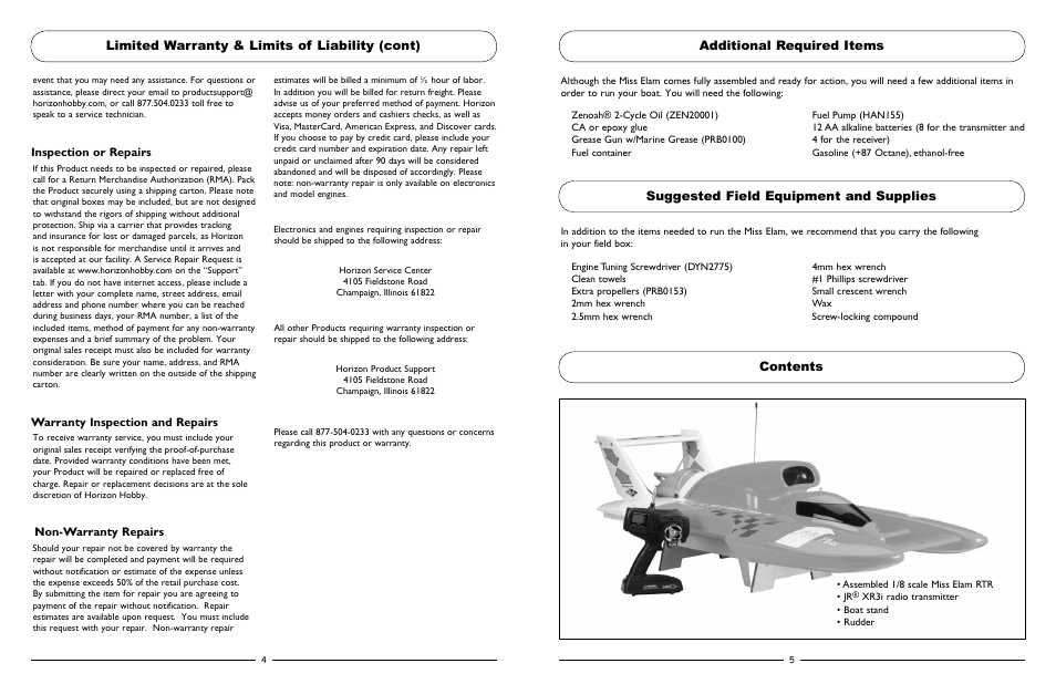 Pro Boat PRB2950 User Manual | Page 3 / 11