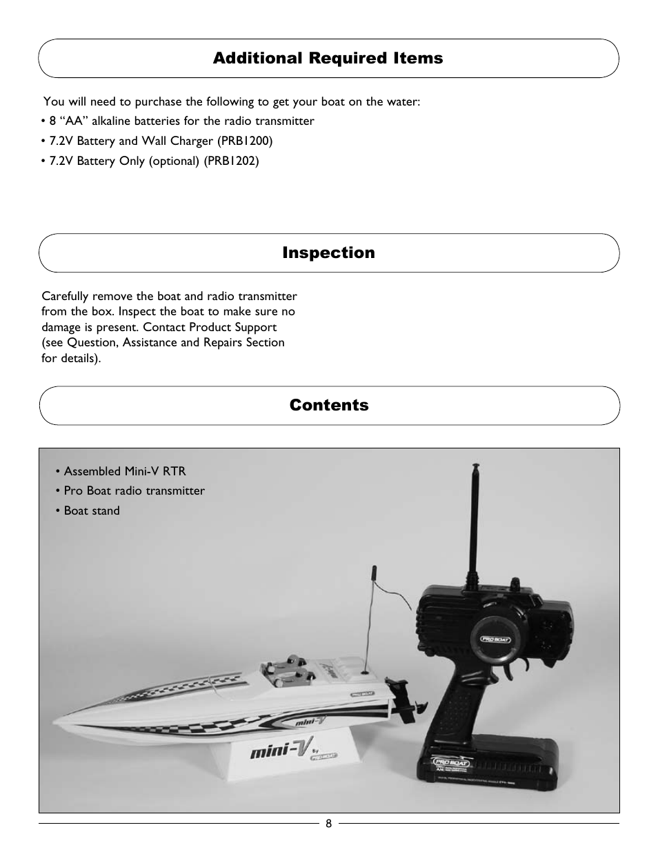 Pro Boat PRB3002 Owners Manual User Manual | Page 8 / 16