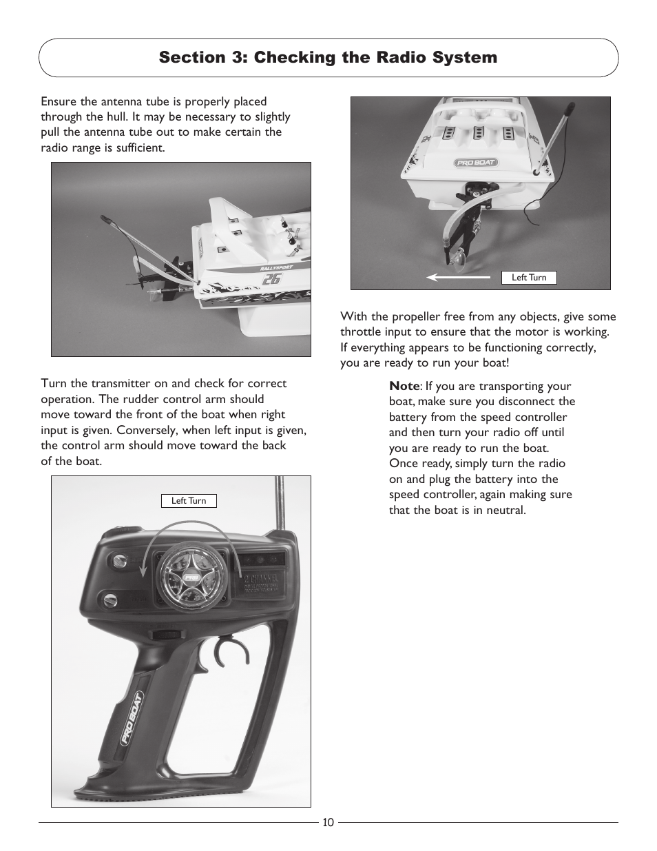 Pro Boat PRB3100 User Manual | Page 10 / 16