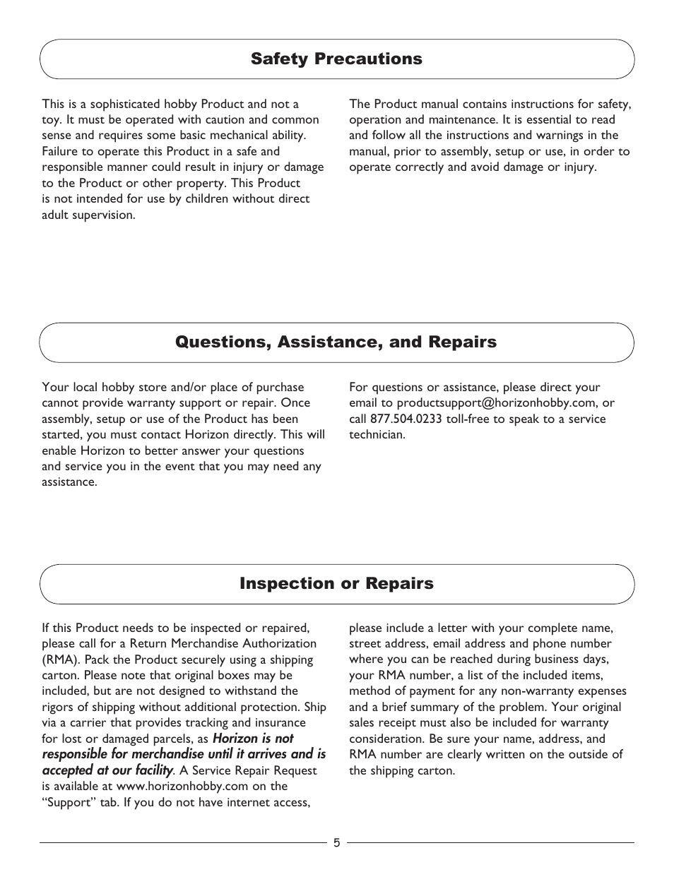 Pro Boat PRB3100 User Manual | Page 5 / 16