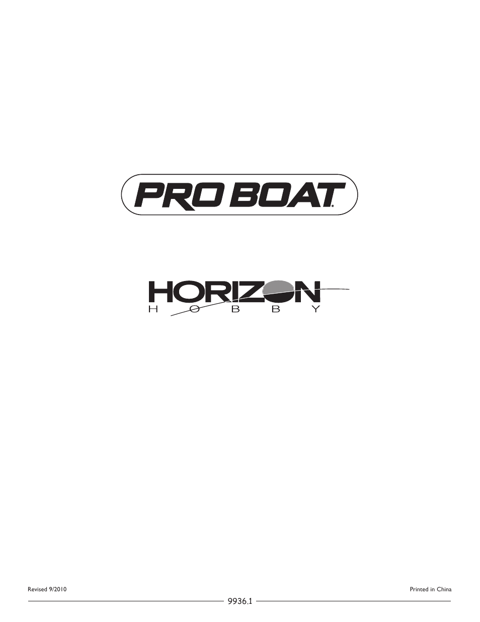 Pro Boat PRB3100S User Manual | Page 12 / 12