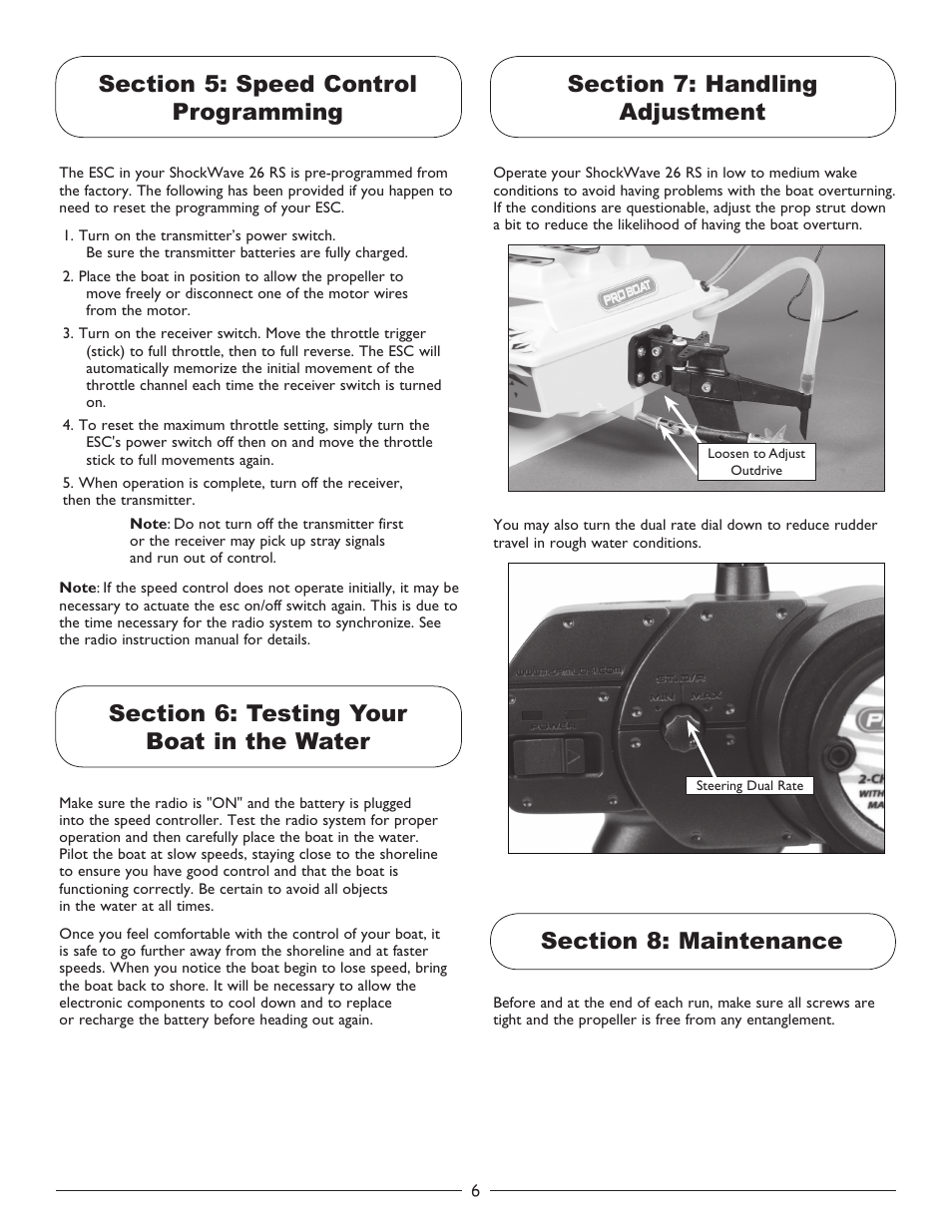 Pro Boat PRB3100S User Manual | Page 6 / 12