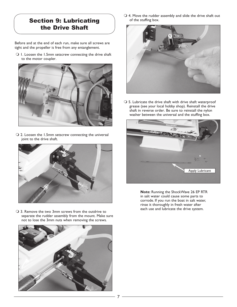 Pro Boat PRB3100S User Manual | Page 7 / 12