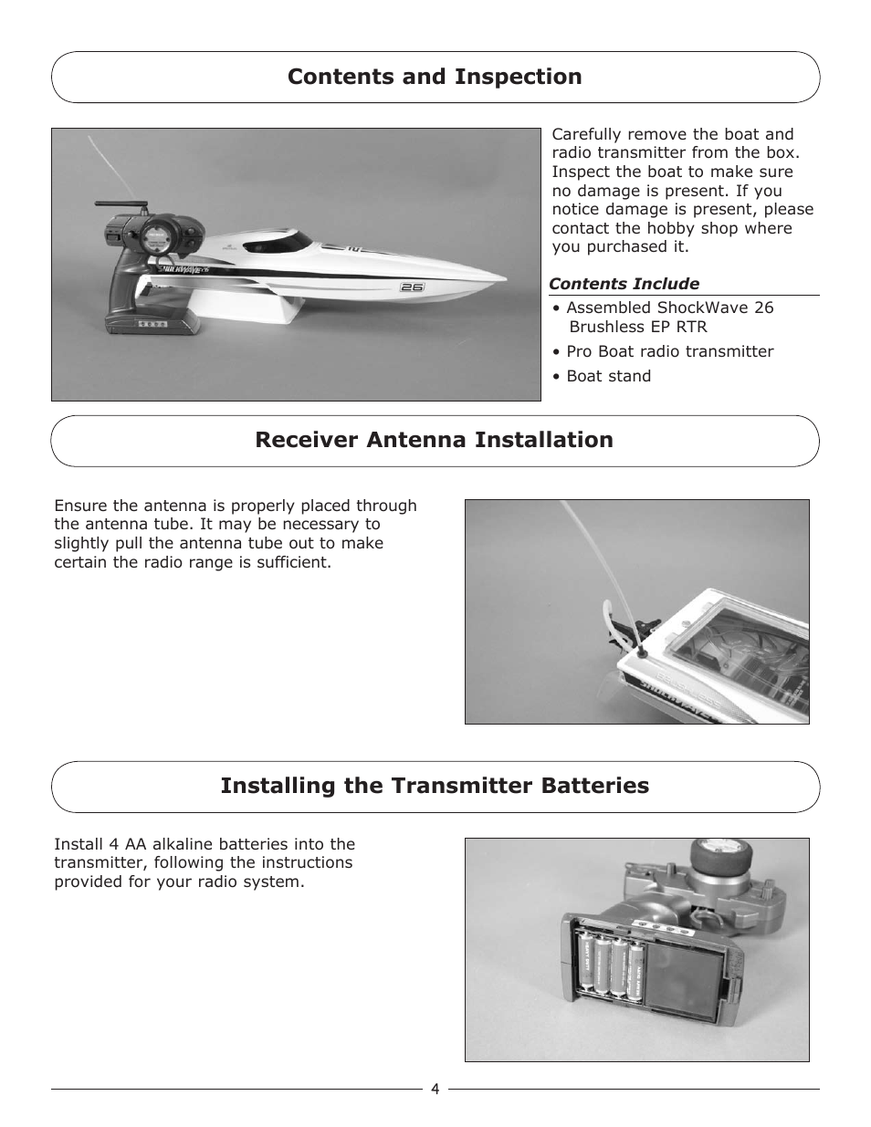 Pro Boat PRB3150 User Manual | Page 4 / 16