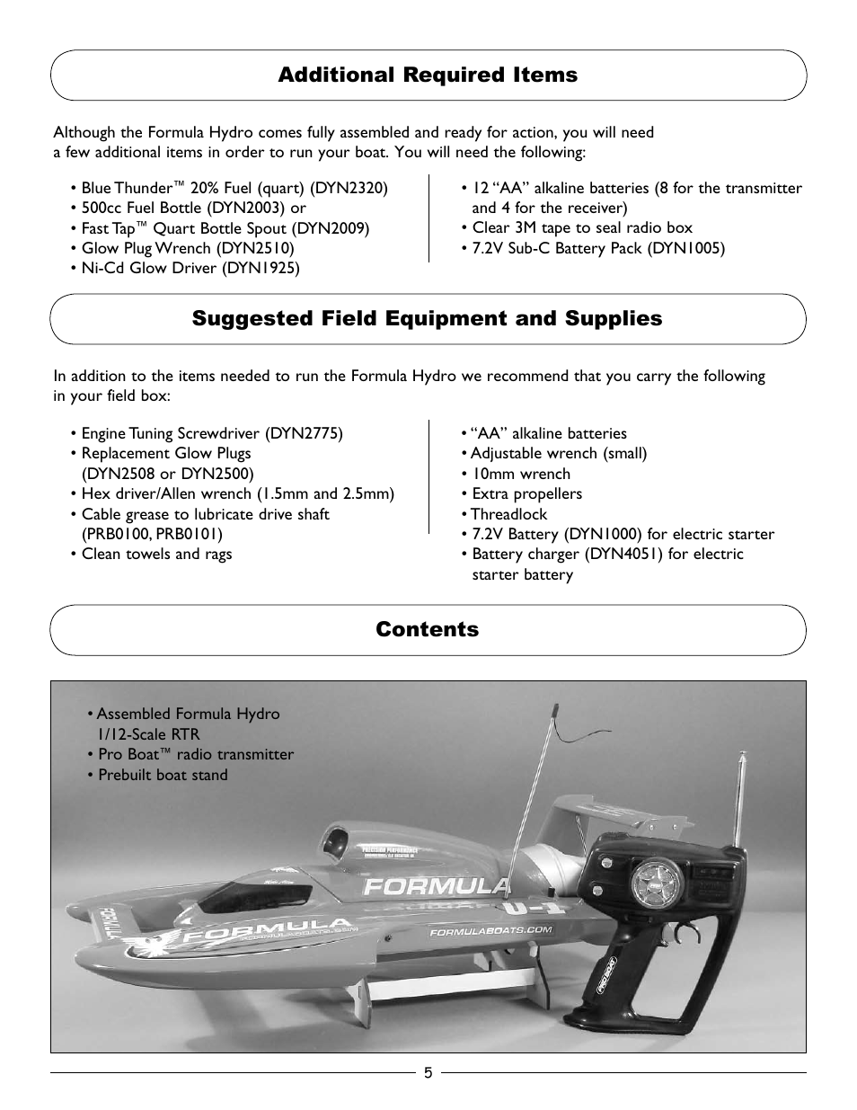 Pro Boat PRB3200 User Manual | Page 5 / 16