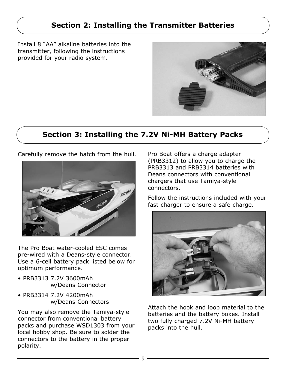 Pro Boat PRB3300 User Manual | Page 5 / 12