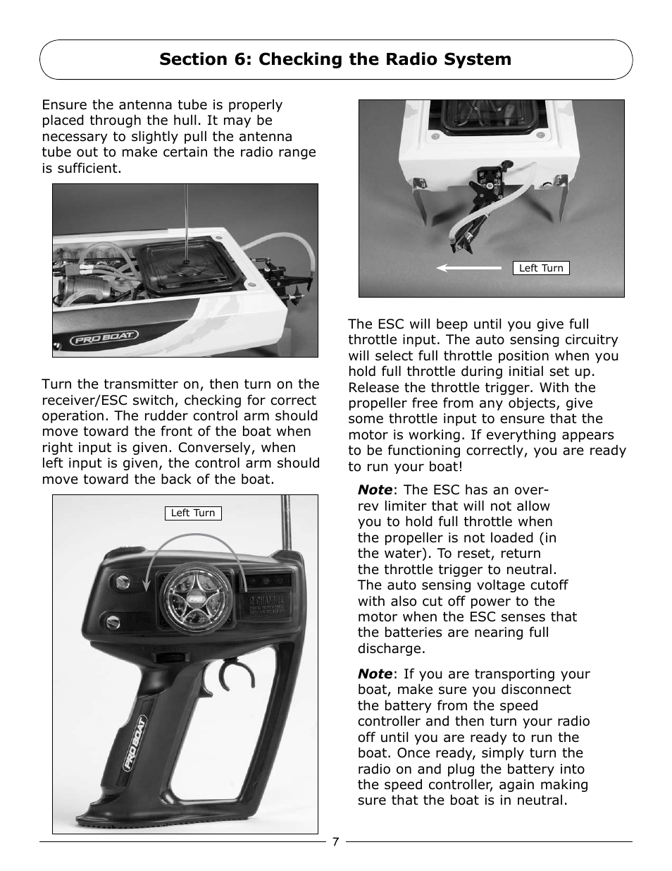 Pro Boat PRB3300 User Manual | Page 7 / 12