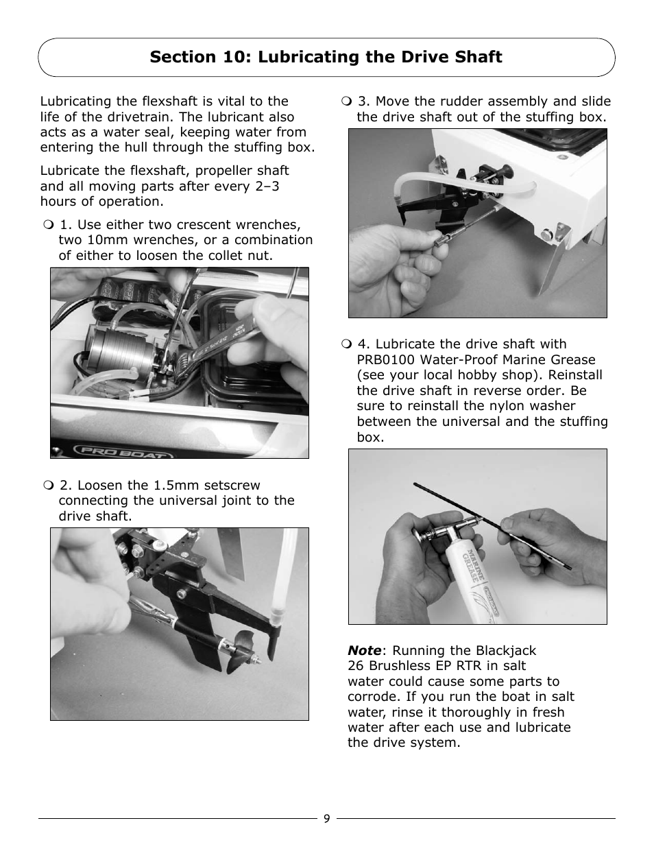 Pro Boat PRB3300 User Manual | Page 9 / 12