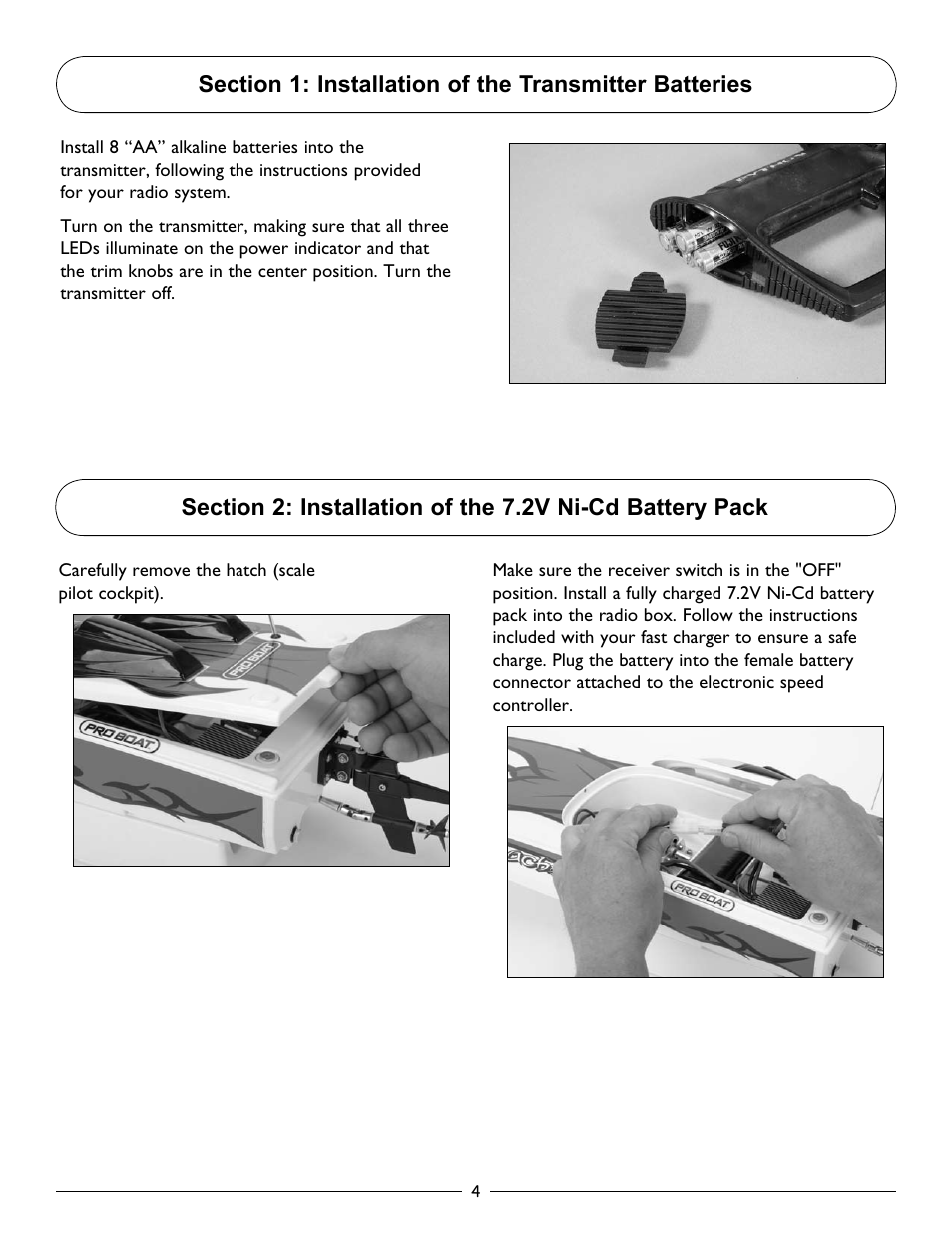 Pro Boat PRB3400 User Manual | Page 4 / 12