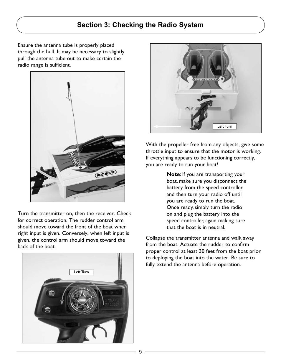 Pro Boat PRB3400 User Manual | Page 5 / 12