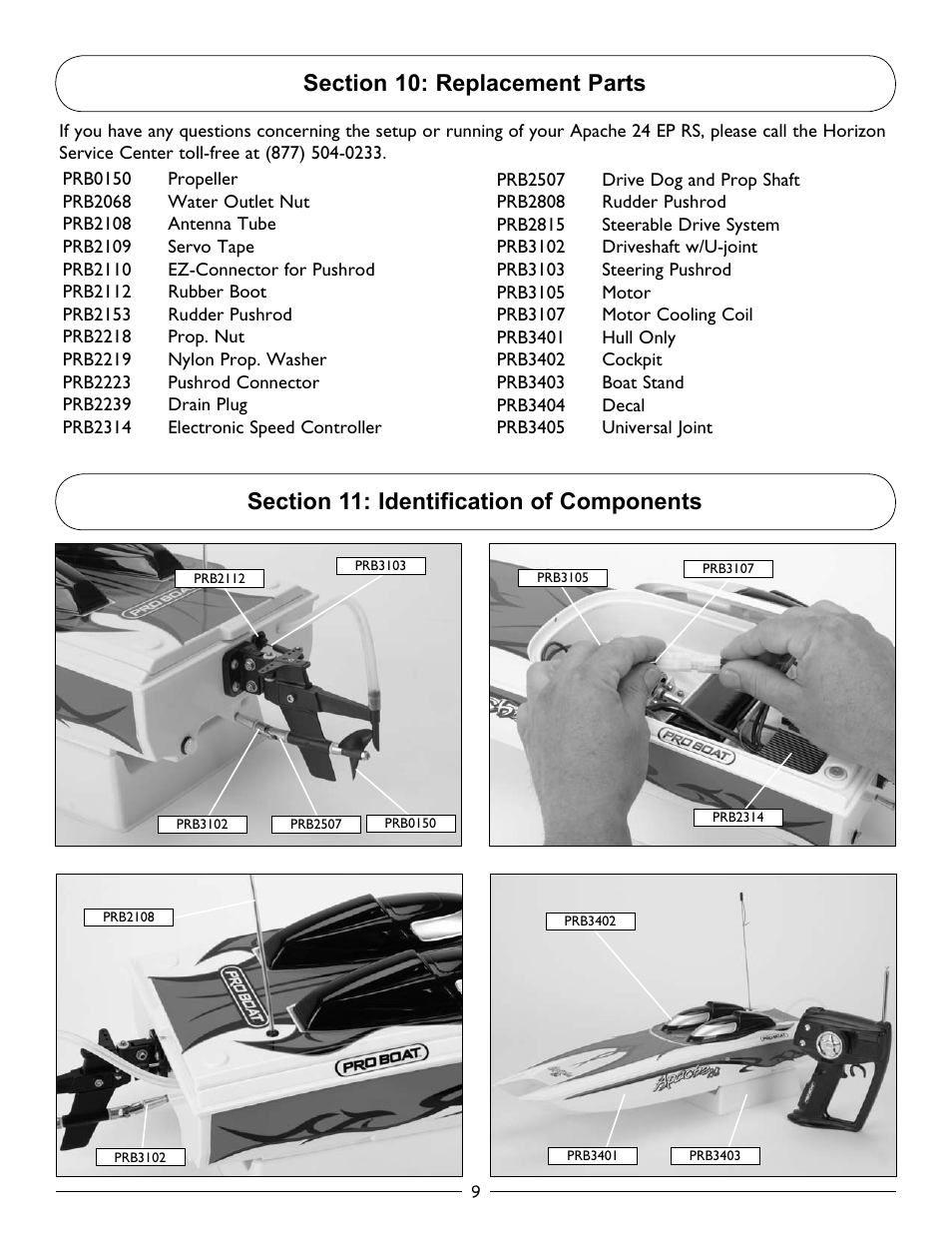 Pro Boat PRB3400 User Manual | Page 9 / 12