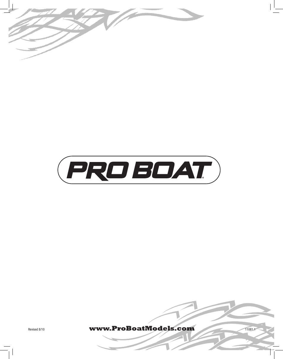 Pro Boat PRB3400S User Manual | Page 12 / 12