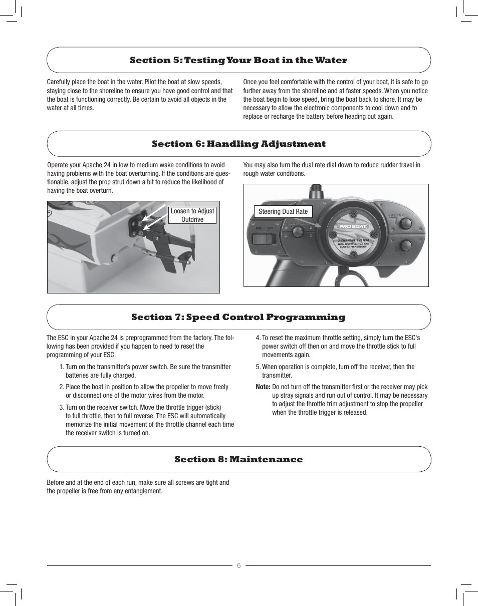 Pro Boat PRB3400S User Manual | Page 6 / 12