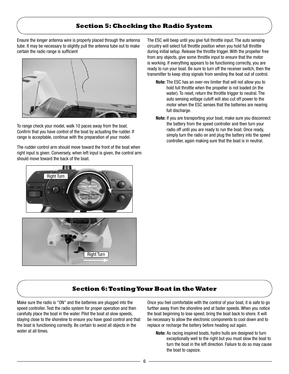 Pro Boat PRB3550S User Manual | Page 6 / 12