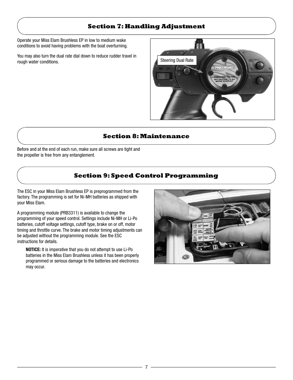 Pro Boat PRB3550S User Manual | Page 7 / 12