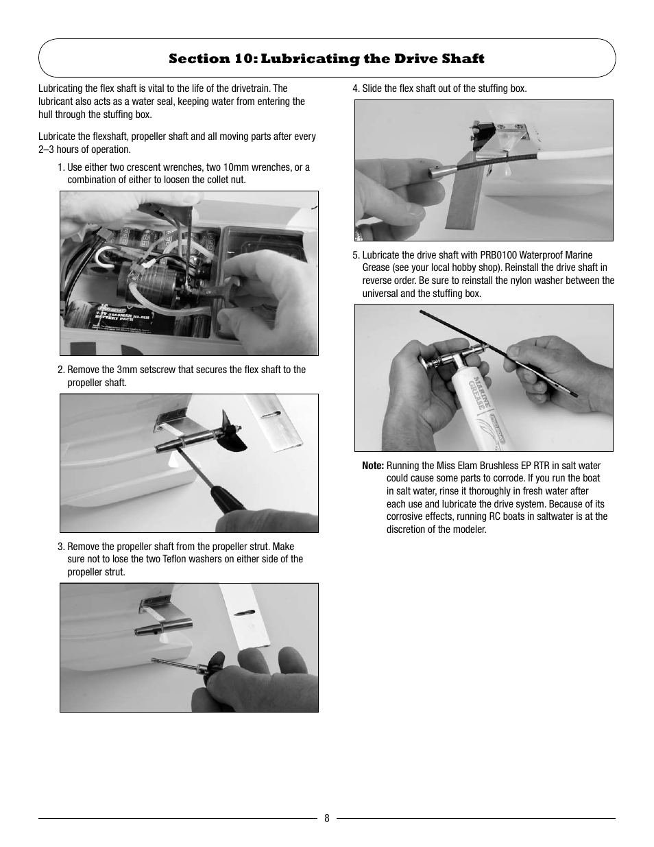 Pro Boat PRB3550S User Manual | Page 8 / 12