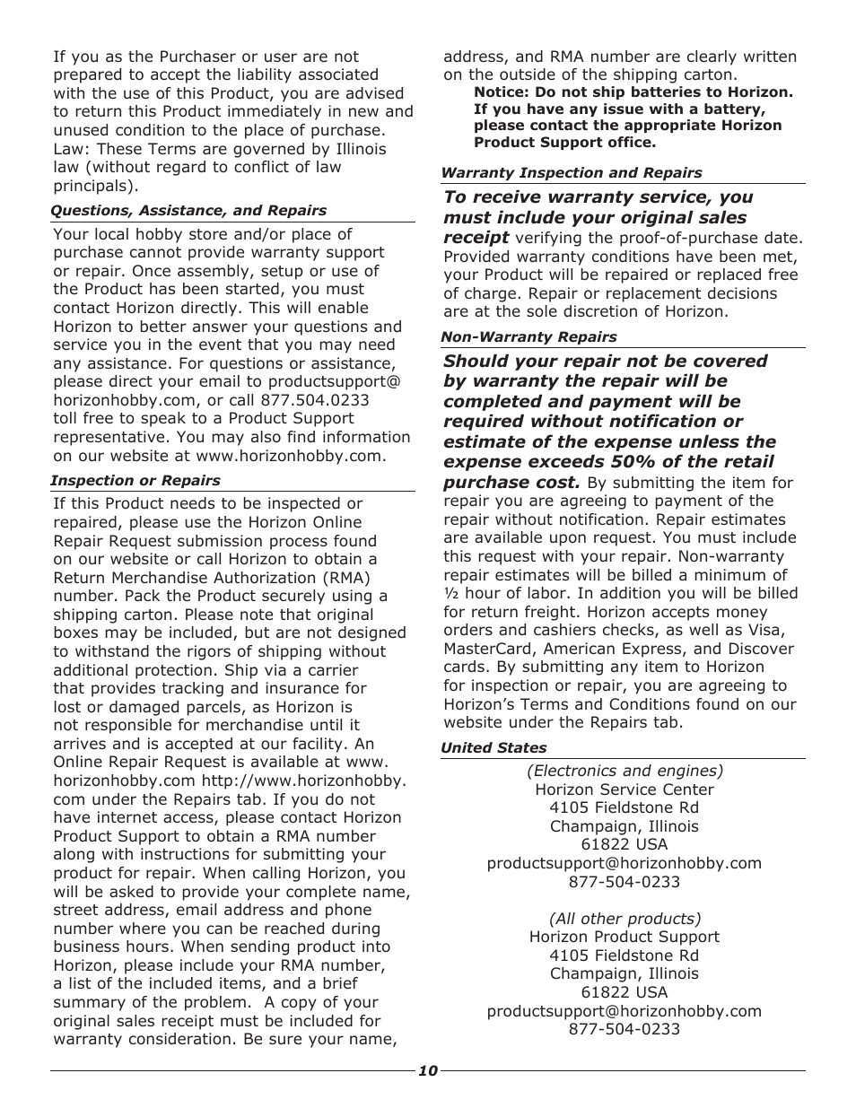Pro Boat PRB3650 User Manual | Page 10 / 12