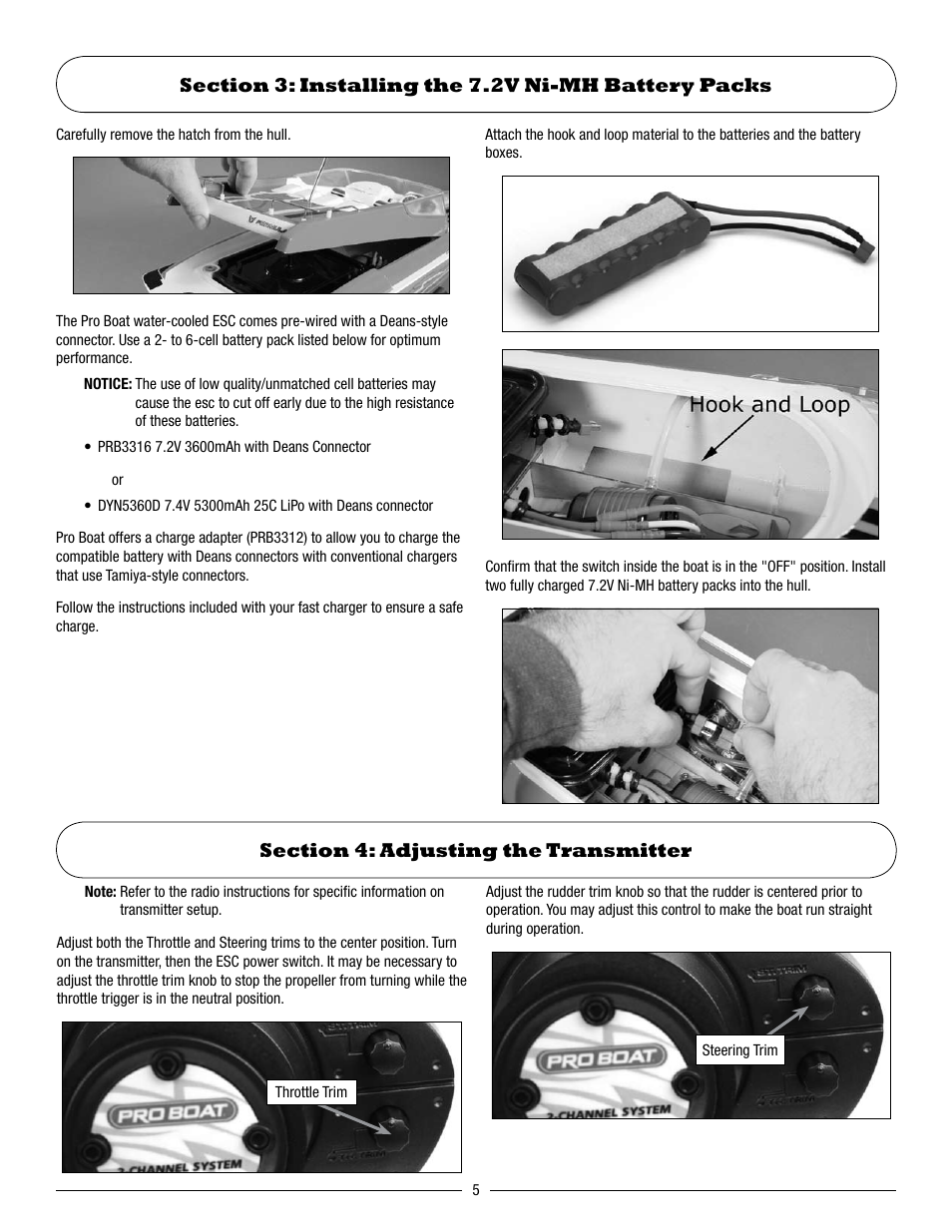 Pro Boat PRB3750S User Manual | Page 5 / 12