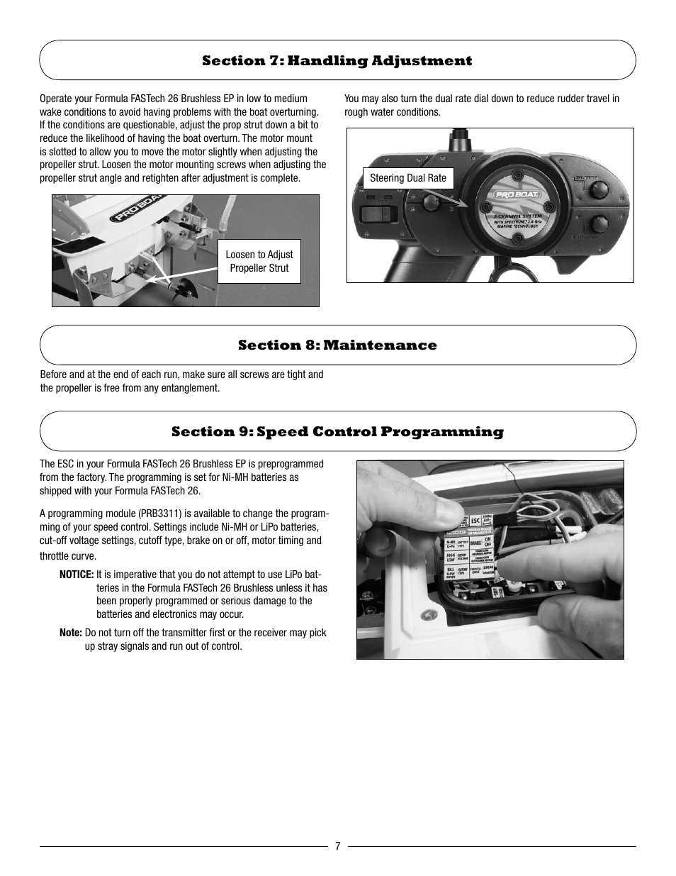 Pro Boat PRB3750S User Manual | Page 7 / 12