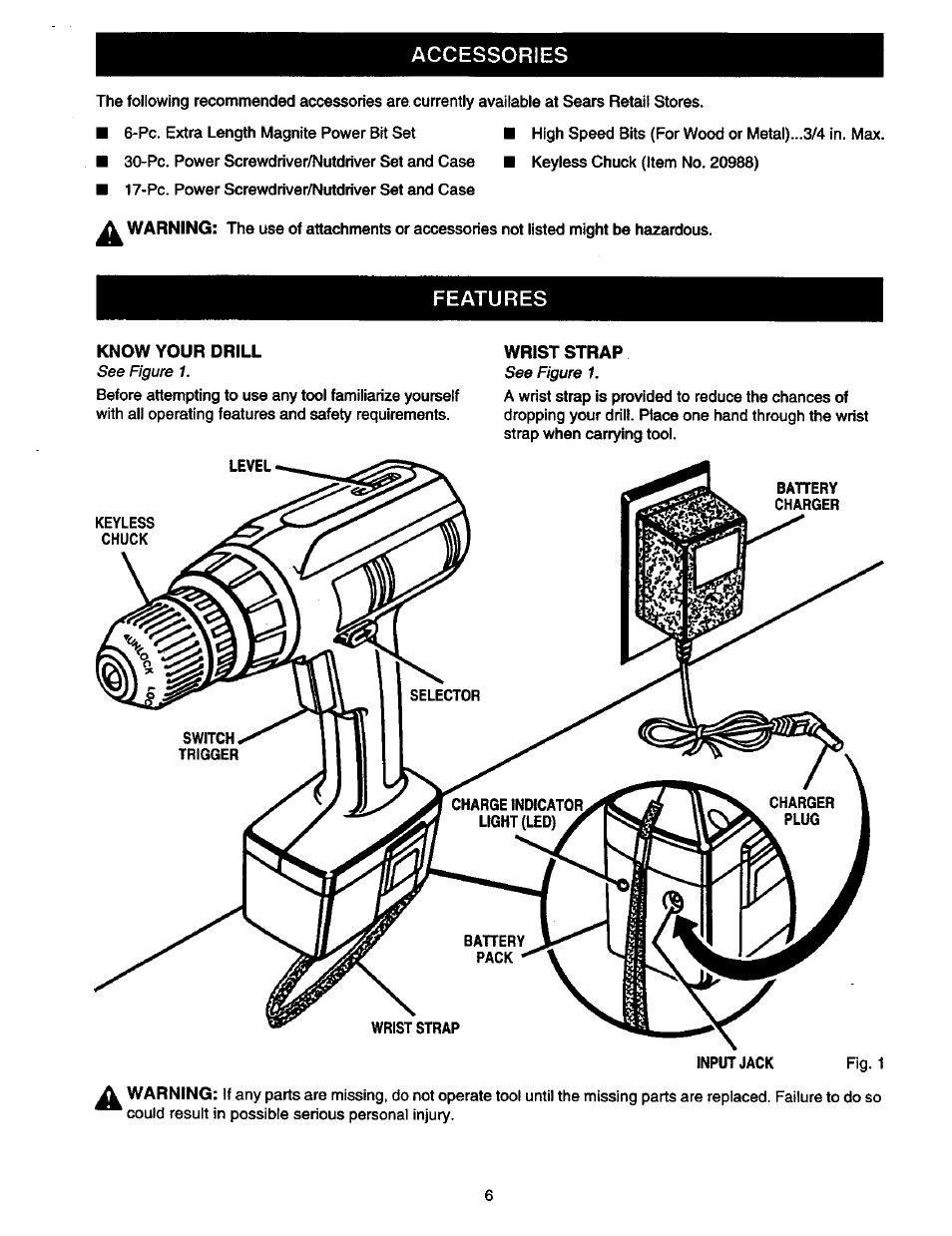 Craftsman 315.111920 User Manual | Page 6 / 16