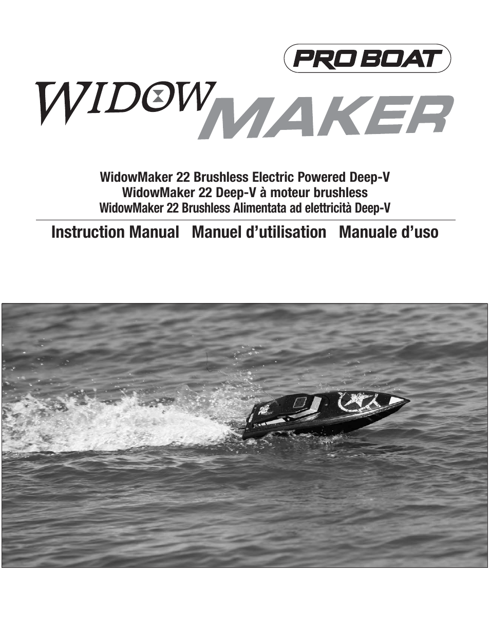 Pro Boat PRB3900S User Manual | 44 pages