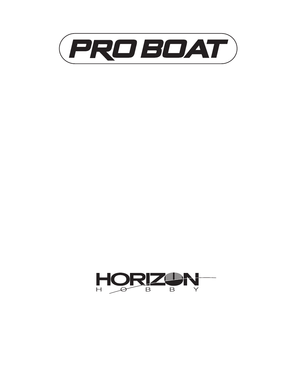 Pro Boat PRB3900S User Manual | Page 44 / 44